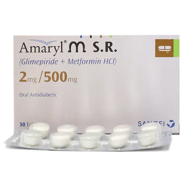 Amaryl MSR   2/500 mg Tab