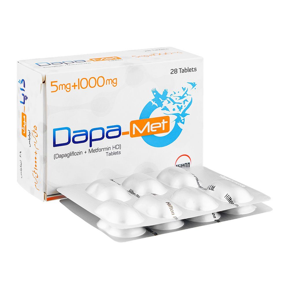 Dapa-Met-28s 5/1000 mg Tab