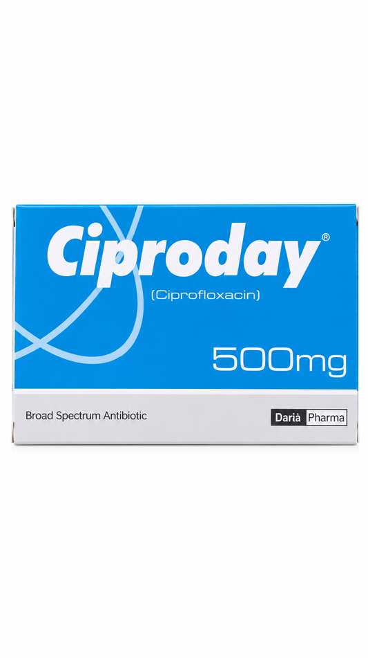 Ciproday 500 mg Tab