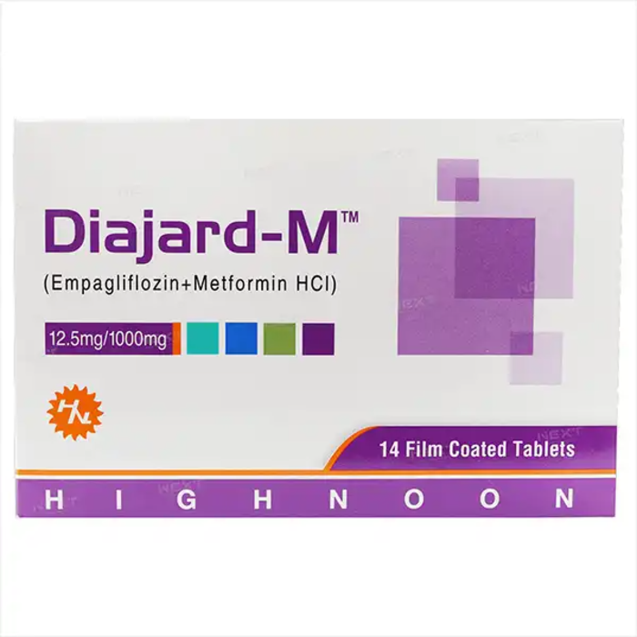 Diajard-M 12.5/1000 mg Tab