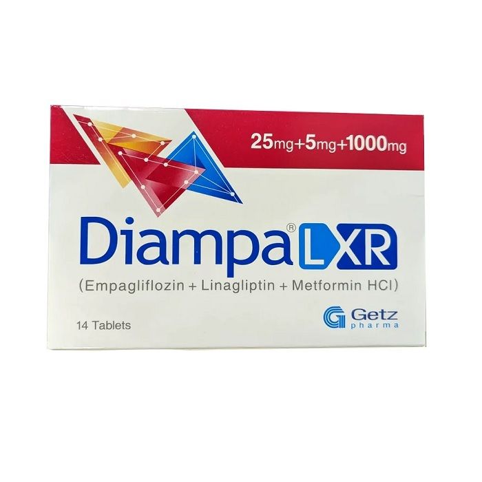 Diampa-L XR 25/5/1000 mg Tab