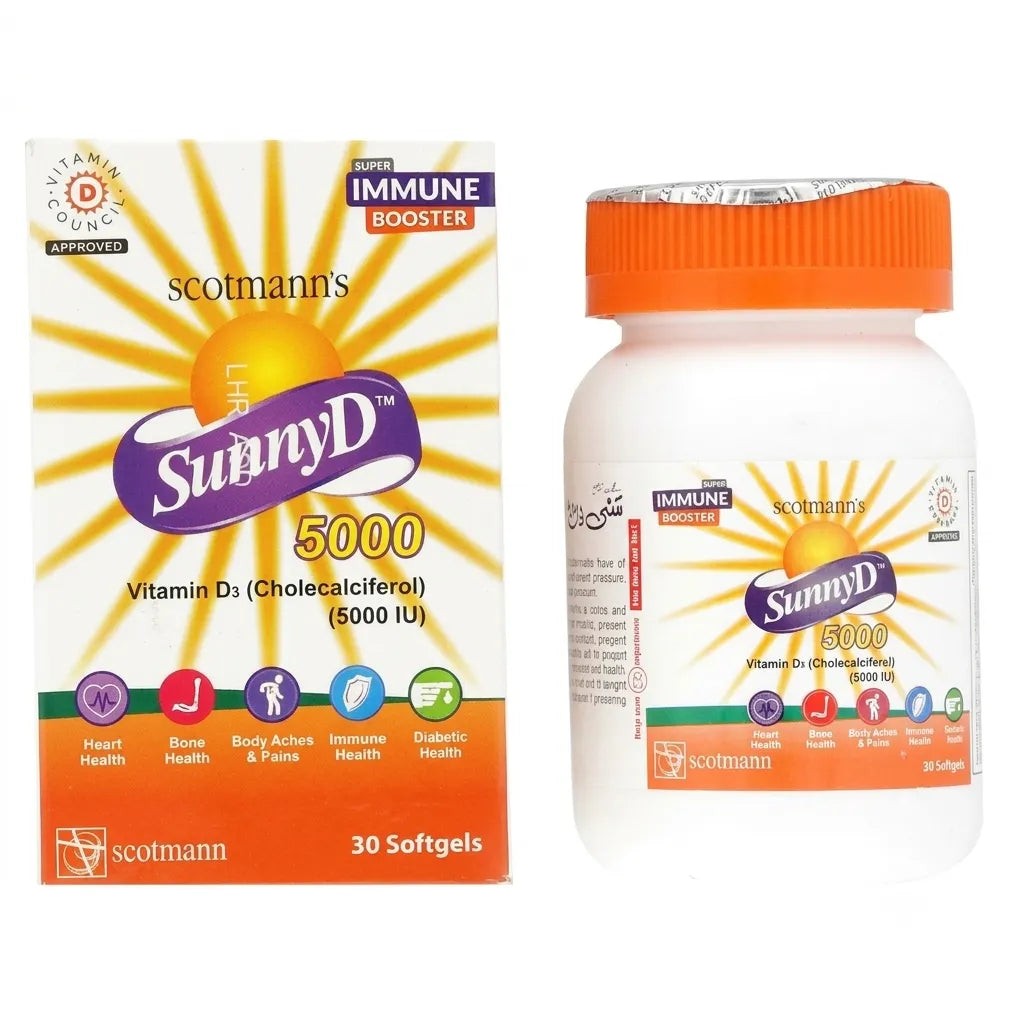 Sunny D Softgel Capsules 5000Iu 30,s