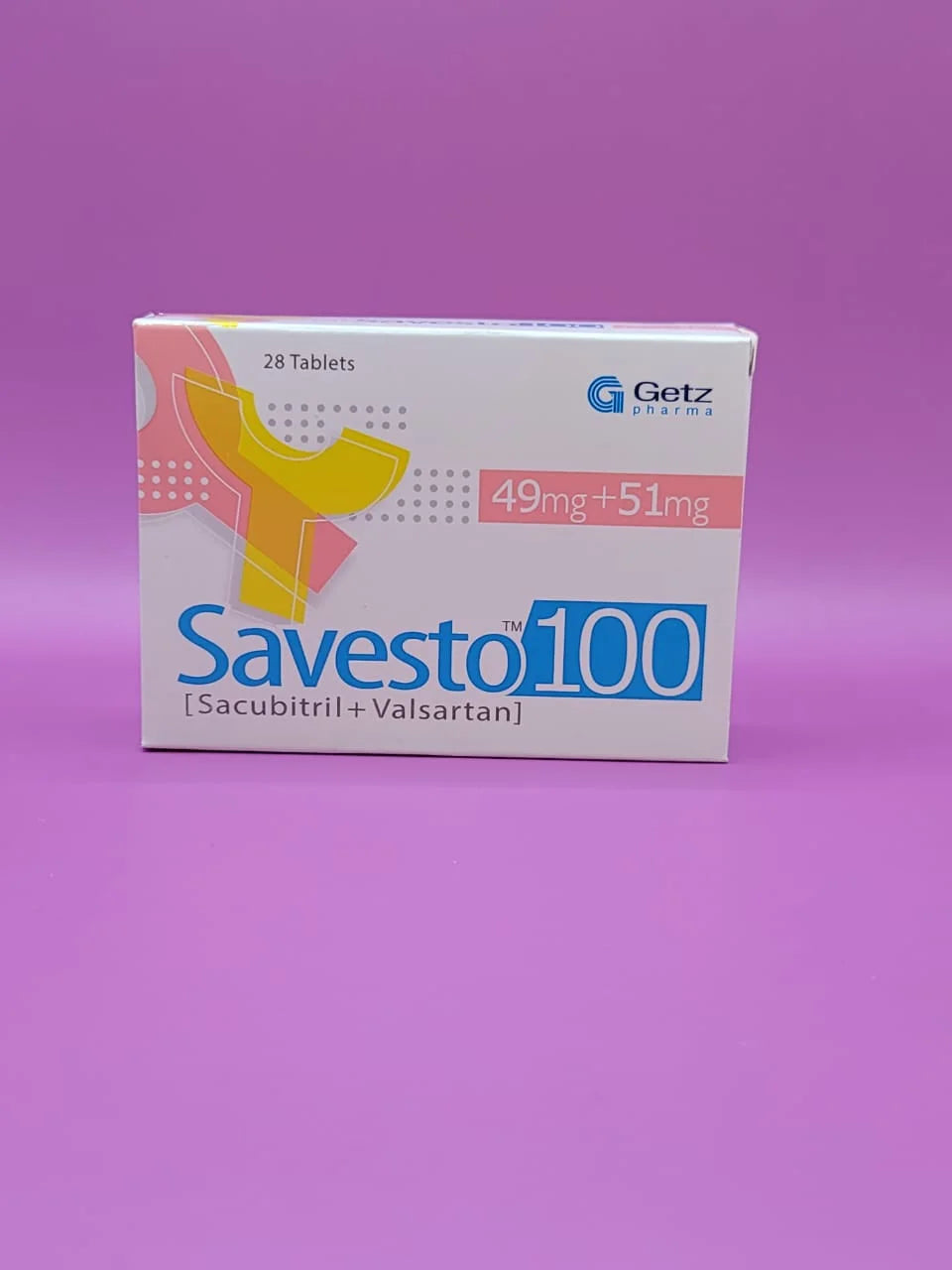 Savesto (49mg+51mg)-28s 100 mg Tab