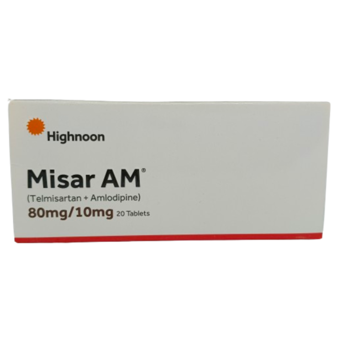 Misar-AM-20s 80/10 mg Tab