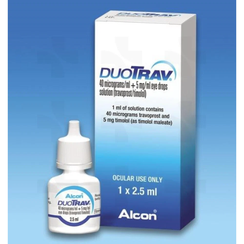 DUO TRAV EYE DROP 2.5 ml .