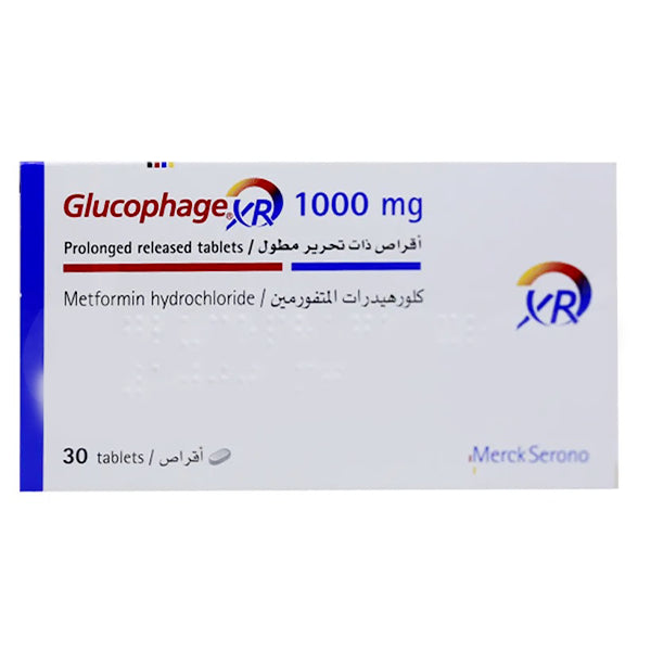 Glucophage-XR 1 g Tab