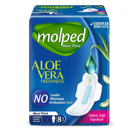 Molped Aloevera XL 8Pads  . --