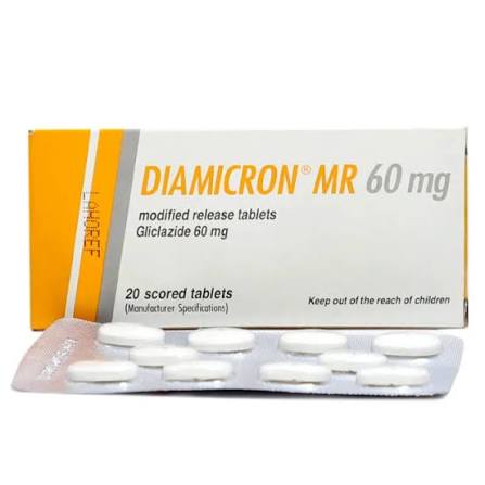 Diamicron-MR   60 mg Tab