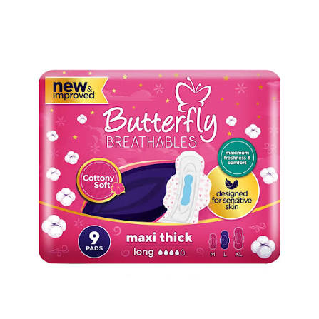 Butterfly Cottony Soft L 30Pads  . --
