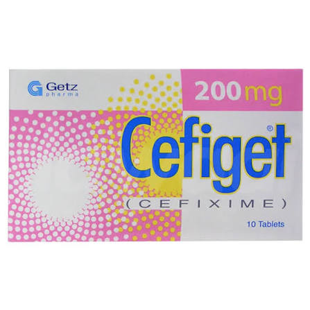 cefiget 200mg tab 10s 200 mg Tab