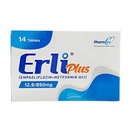 Erli-Plus 12.5/850 mg Tab