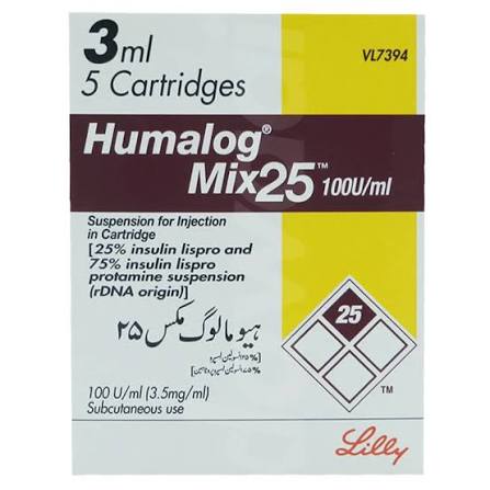 Humalog Mix 25 100 iu Inj
