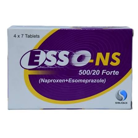 Esso-NS-Forte 500/20 mg Cap