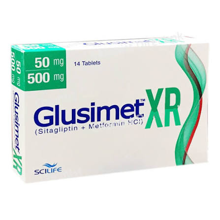 Glusimet XR 50/500 mg Tab