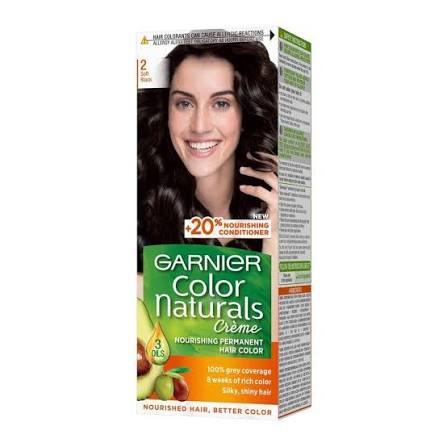 Garnier Soft Black # 2  . Hair Color