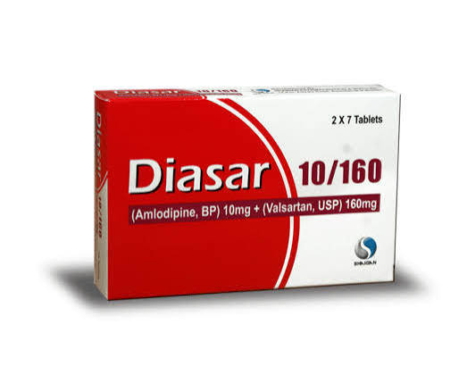 Diasar 10/160 mg Tab