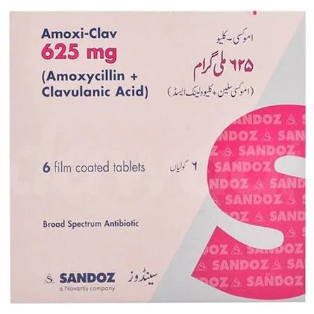 Amoxiclave 625 mg Tab