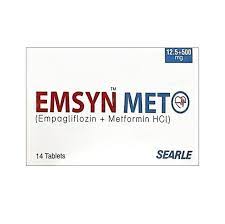 Emsyn-Met 12.5/500 mg Tab