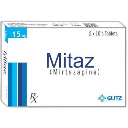 MITAZ TAB 15 MG  20 s Tab