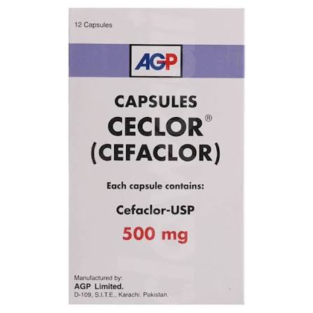 Ceclor   500 mg Cap