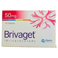 Brivaget 50mg tab 14s 50 mg Tab