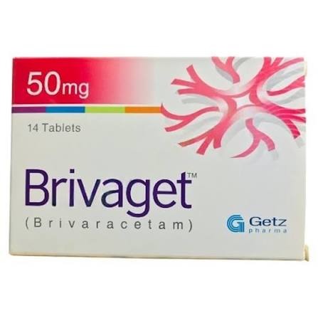 Brivaget 50mg tab 14s 50 mg Tab
