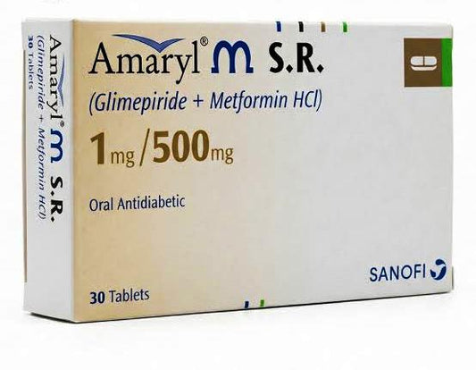 Amaryl MSR   1/500 mg Tab