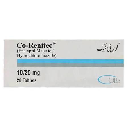 Co-Renitec 10/25 mg Tab