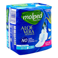 Molped Aloevera L 30pads  . --