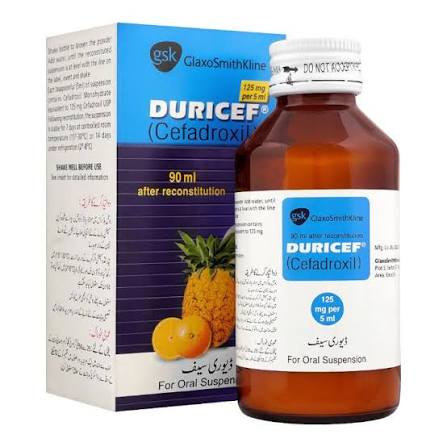 Duricef 125mg/90 ml Syp