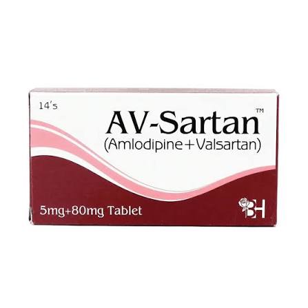 AV SARTAN  5/80 mg Tab