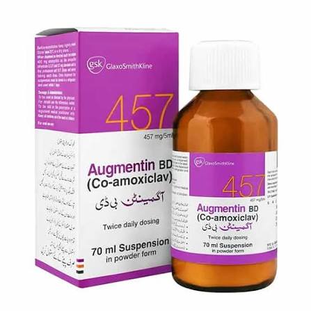 Augmentin BD 457mg/70 ml Syp
