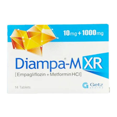 Diampa-M-XR 10/1000 mg Tab