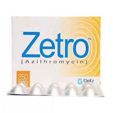 Zetro   250 mg Cap