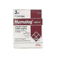 Humalog Lispro Cartrige  3 ml .