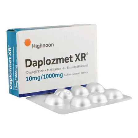 DAPLOZMET XR 10/1000 mg Tab
