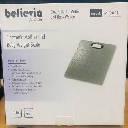 Believia Mother & Baby Weight Scale MB3021 - . --