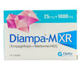 Diampa-M-XR 25/1000 mg Tab