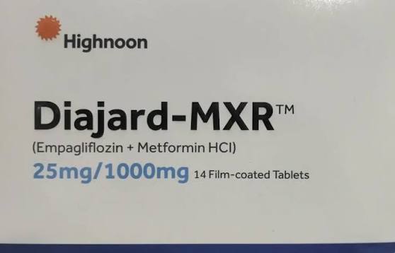 Diajard-MXR 25/1000 mg Tab
