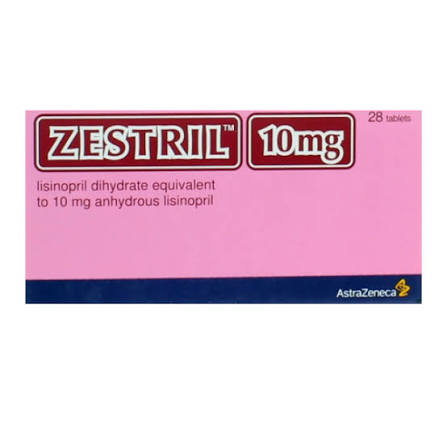 Zestril-28s 10 mg Tab