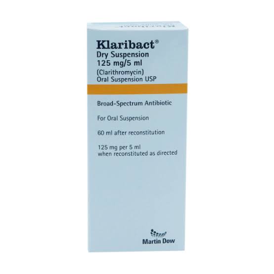 Klaribact 125mg/5ml/60 ml Syp