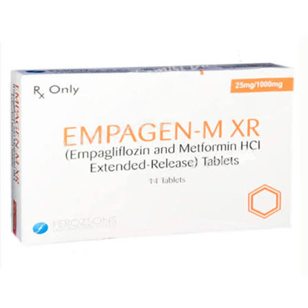 Empagen-M XR 25/1000 mg Tab