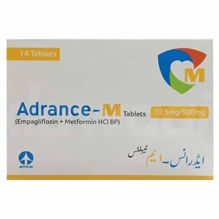 Adrance-M 12.5/500 mg Tab