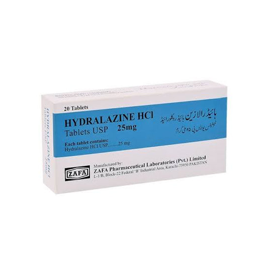 Hydralazine HCL   25 mg Tab