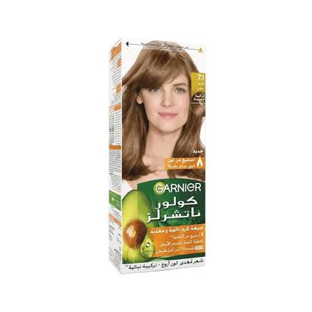 Garnier Ash Blond # 7.1  . Hair Color