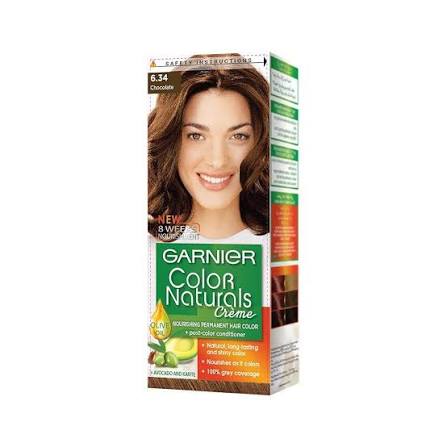 Garnier Choclate # 6.34  . Hair Color