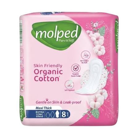 Molped Organic Cotton XL 8Pads  . --