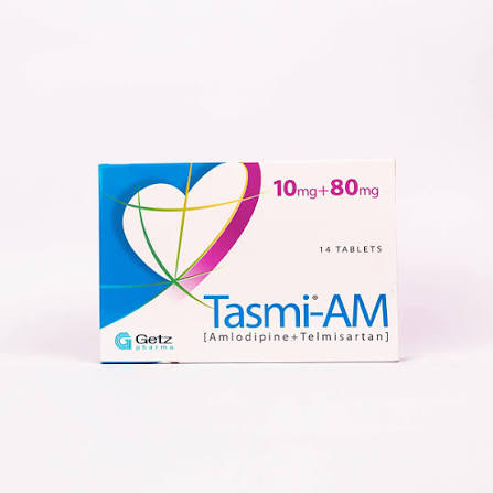 Tasmi-AM 10mg+80 mg Tab