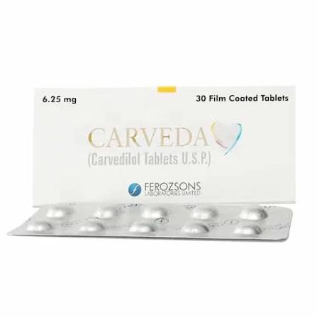 Carveda   6.25 mg Tab