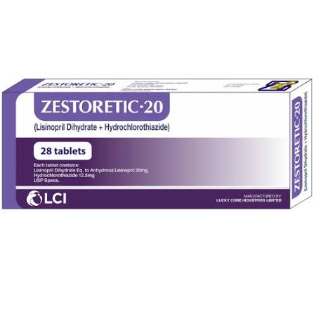 Zestoretic   20/12.5 mg Tab